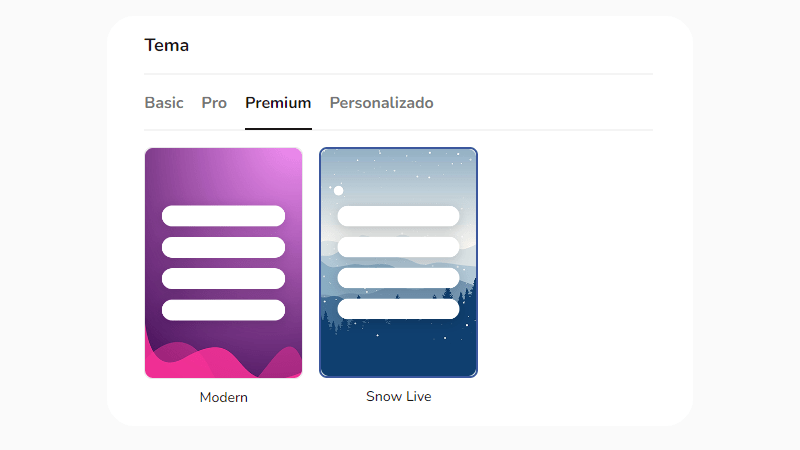 Temas Premium